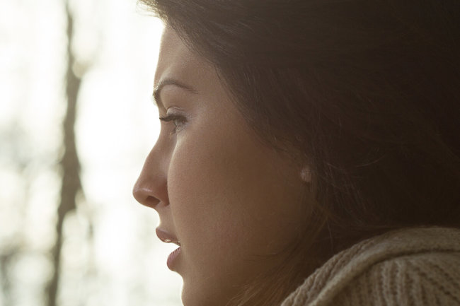 close up of young woman at the rehab center near houston