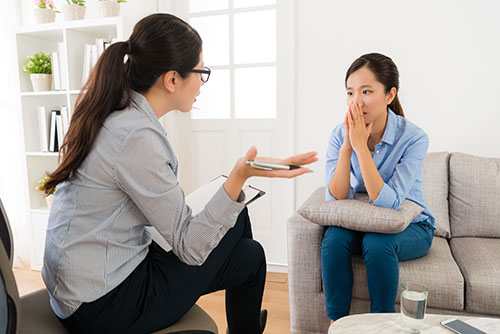 two woman participating in drug counseling in San Antonio TX