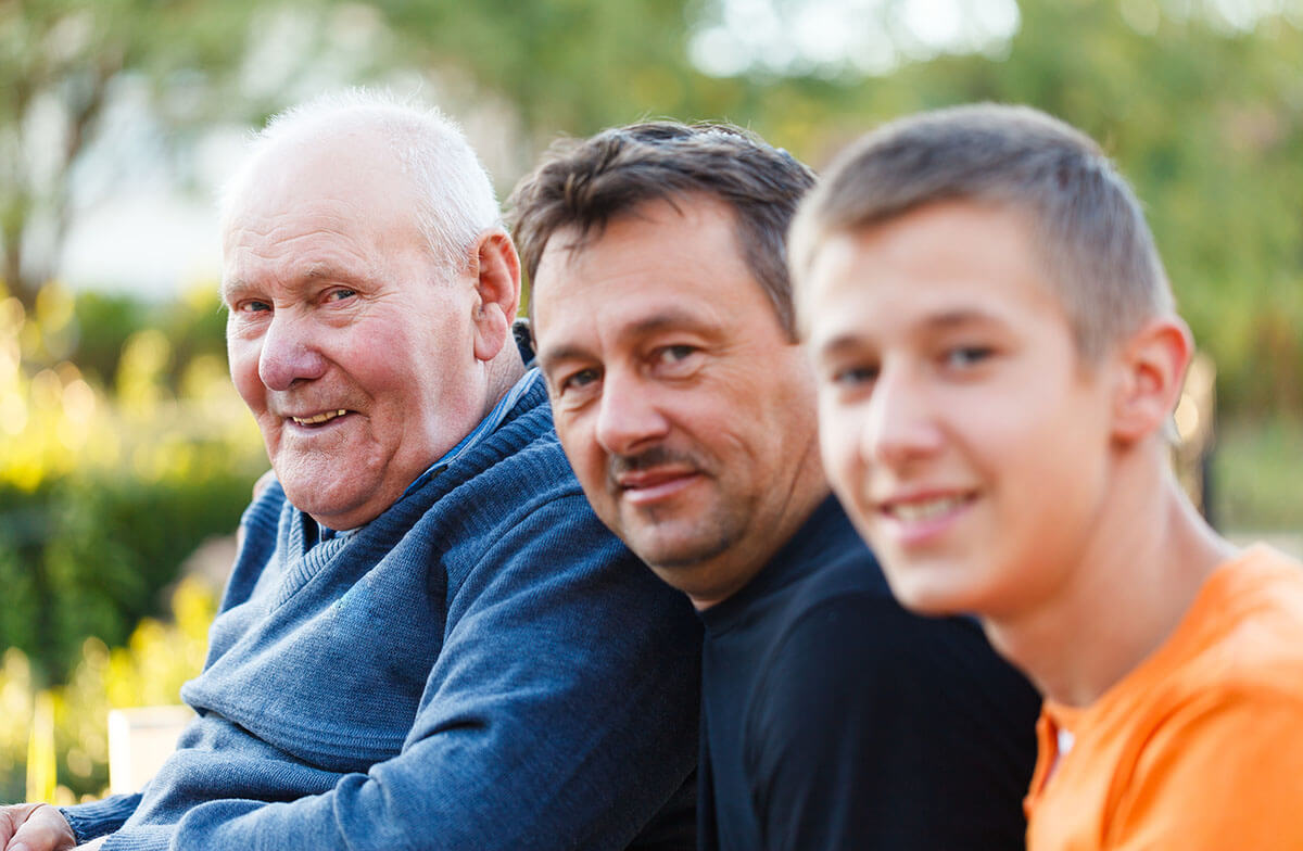 three generations of men is alcoholism genetic
