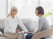 therapist with patient in depression rehab