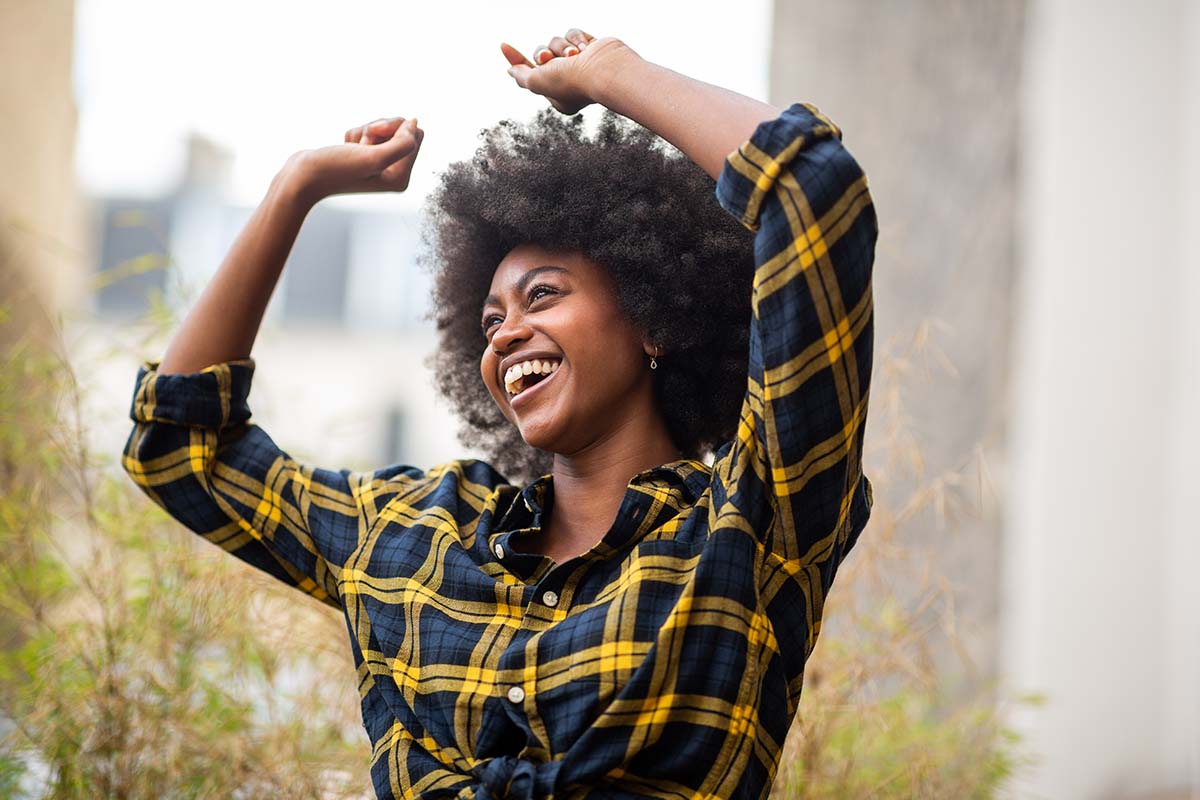 woman thinking about how to increase serotonin