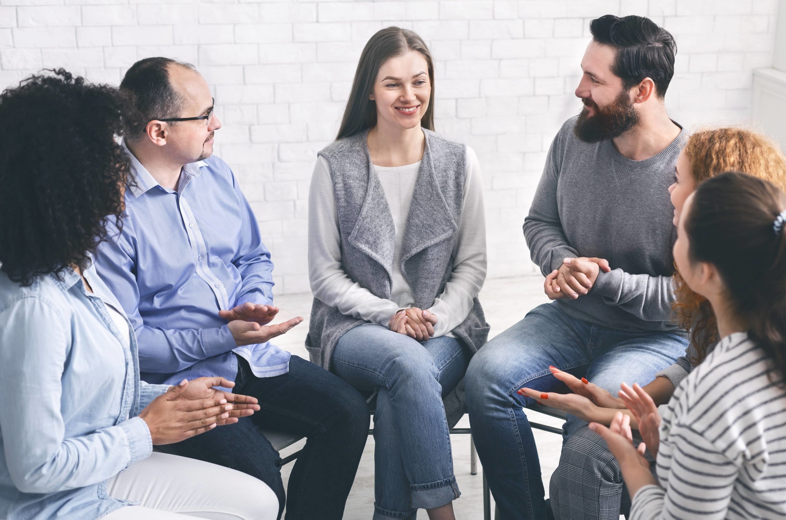 group at an alcohol rehab