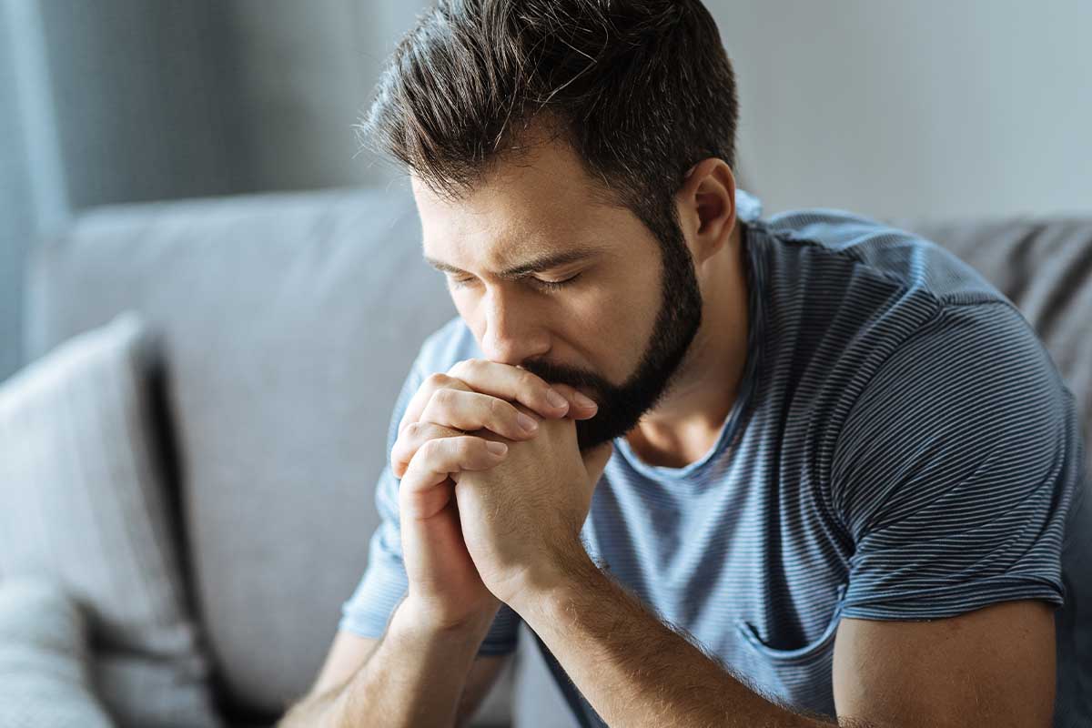 man considers the 3 biggest factors of addiction