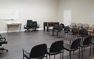 group therapy room