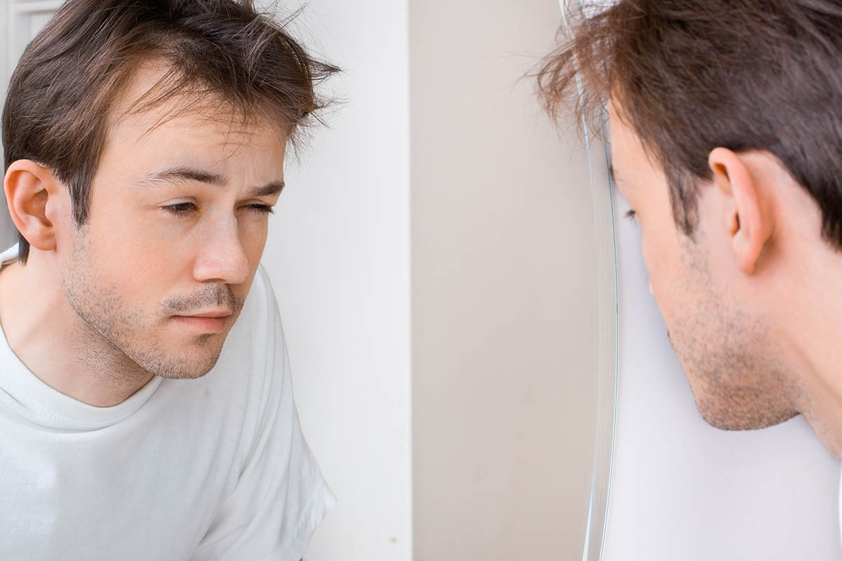 Man easily identifying a drinking problem