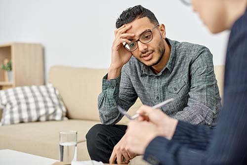 person learning about detox programs houston tx