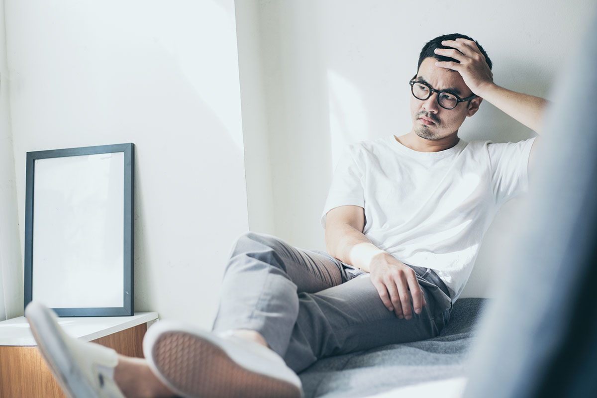 man sitting and wondering how much heroin does it take to overdose