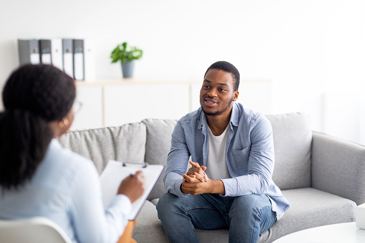 Discussion during a benzo rehab program