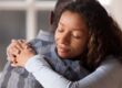 Two people enjoying the benefits of family therapy