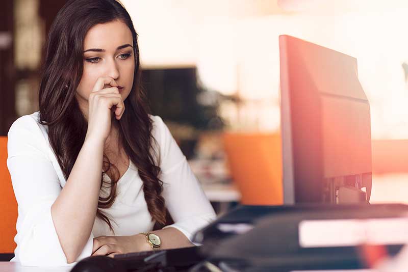 Young woman in valium addiction treatment