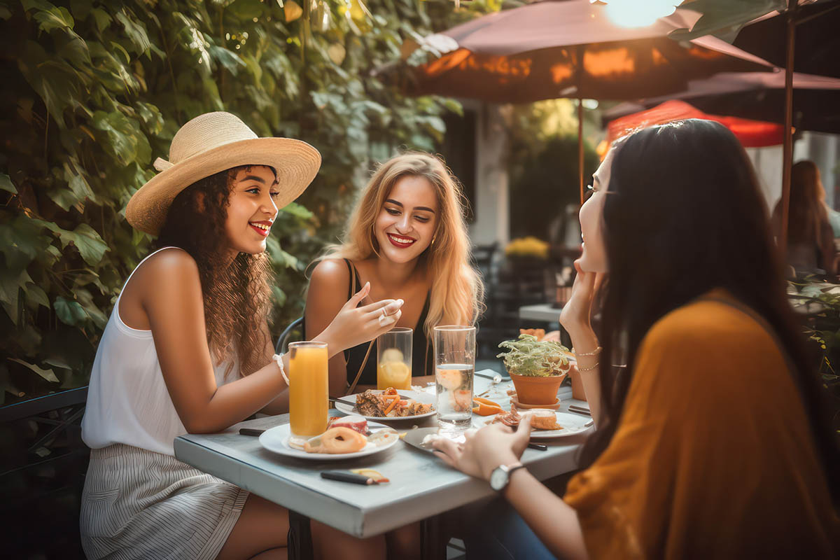 Young women who understand the difference between social drinking and alcoholism