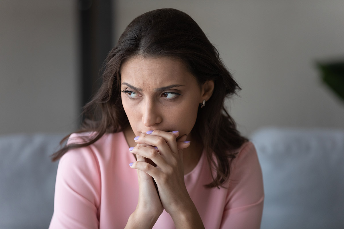 Woman thinking about overcoming seasonal depression